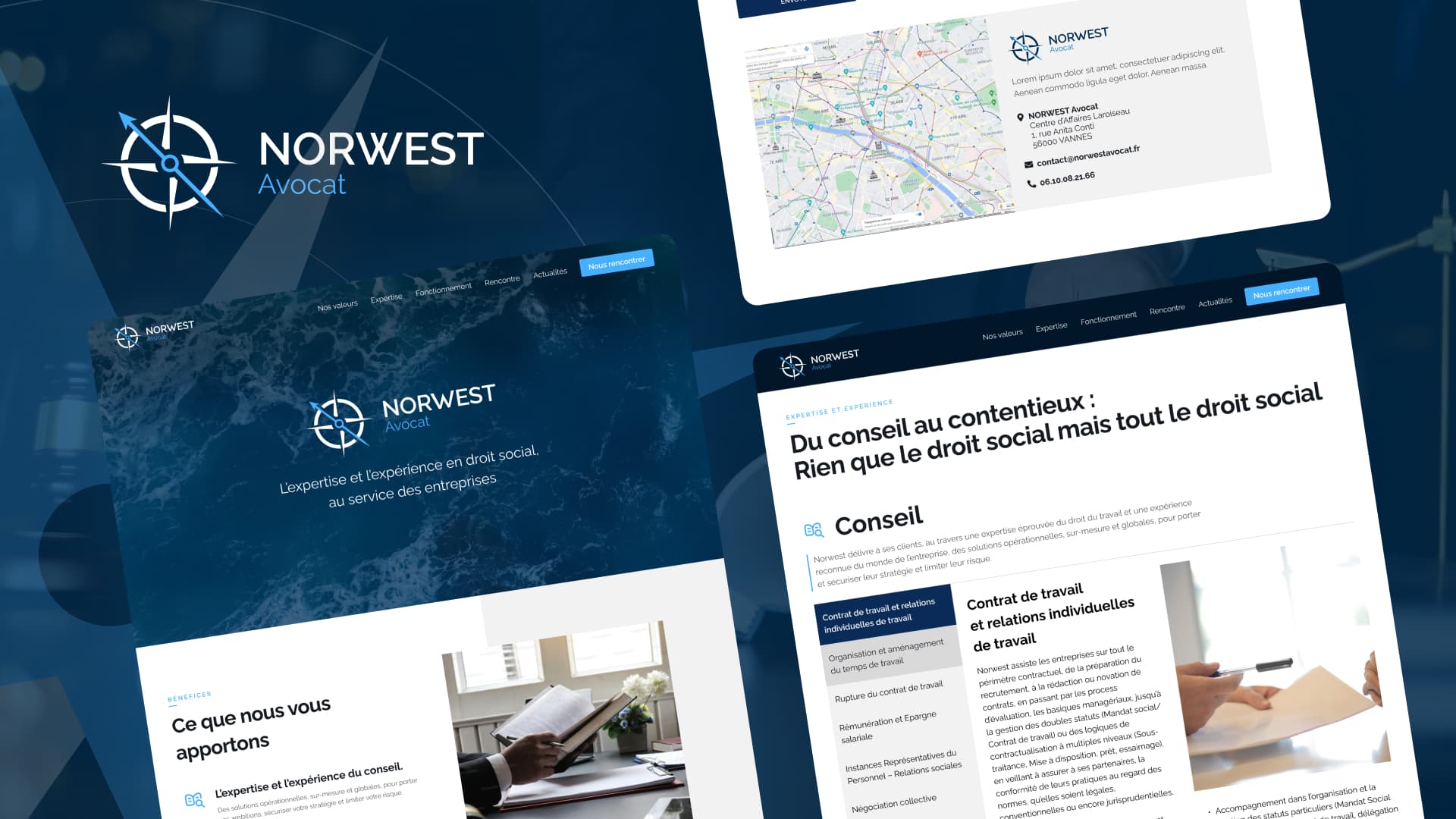 Site web Norwest Avocat