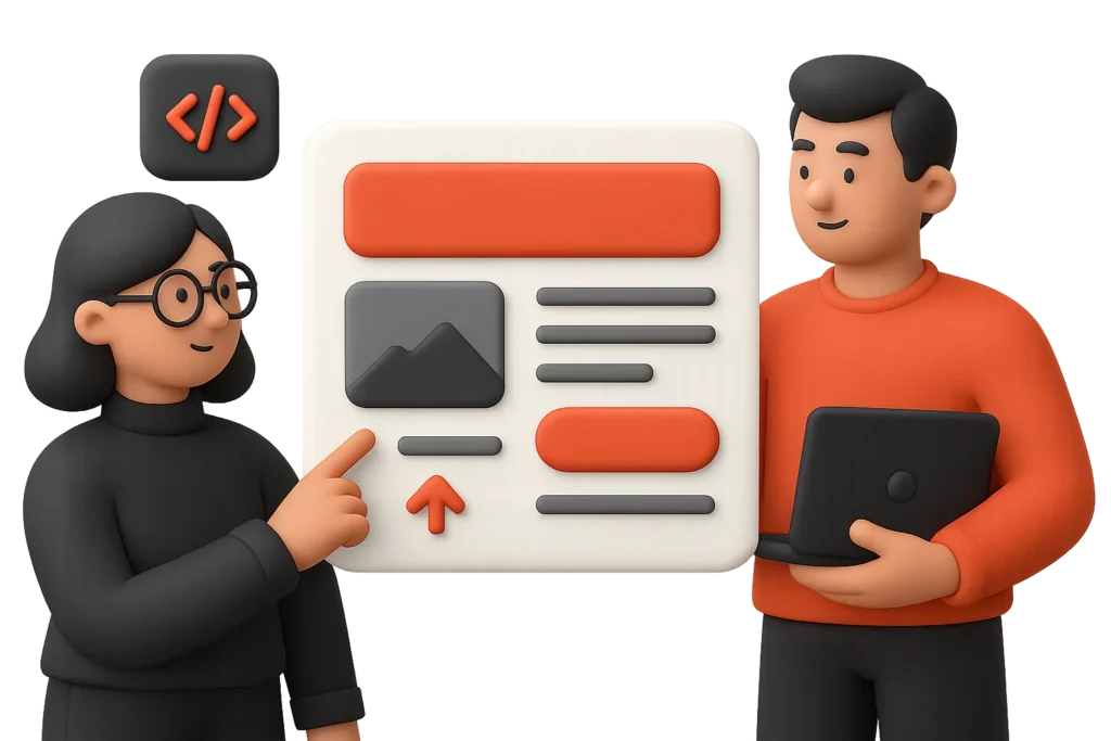 Illustration site web